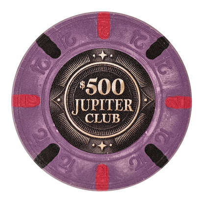Jupiter Club 43mm Oversized 11-gram Poker Chips (25-pack)