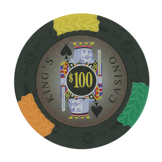 King's Casino 14-gram Poker Chips (25-pack)