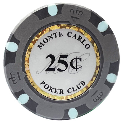 Monte Carlo 14-gram Poker Chips (25-pack)