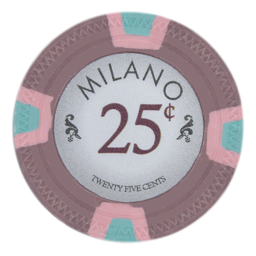 Milano 10-gram Real Clay Poker Chips (25-pack)