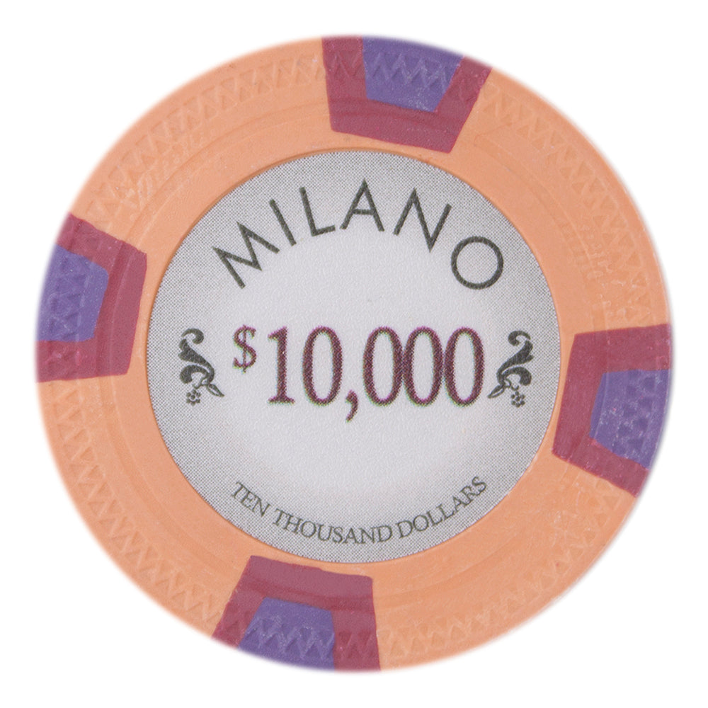 Milano 10-gram Real Clay Poker Chips (25-pack)