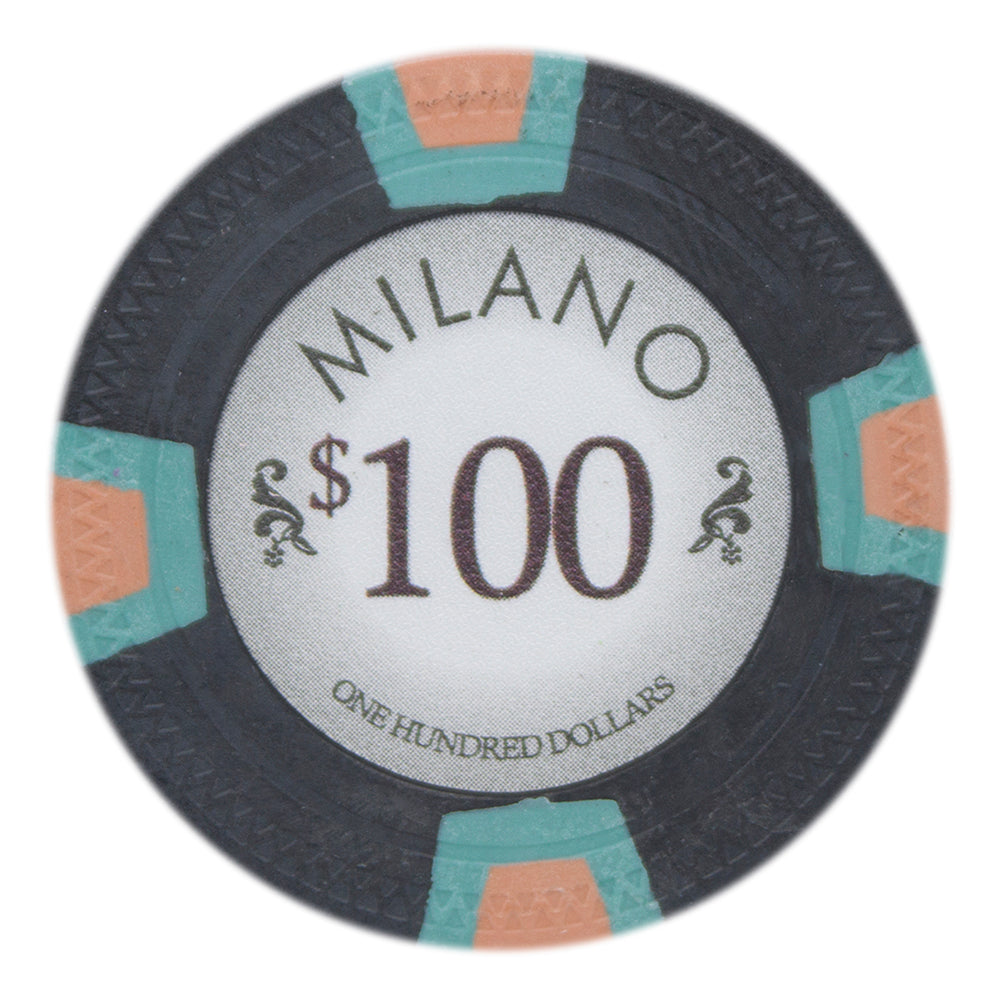 Milano 10-gram Real Clay Poker Chips (25-pack)