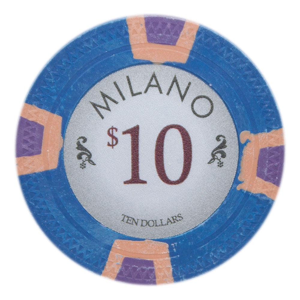 Milano 10-gram Real Clay Poker Chips (25-pack)