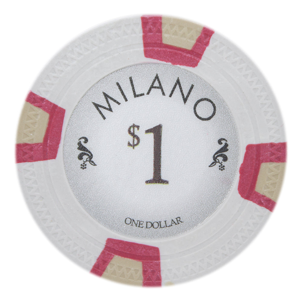 Milano 10-gram Real Clay Poker Chips (25-pack)