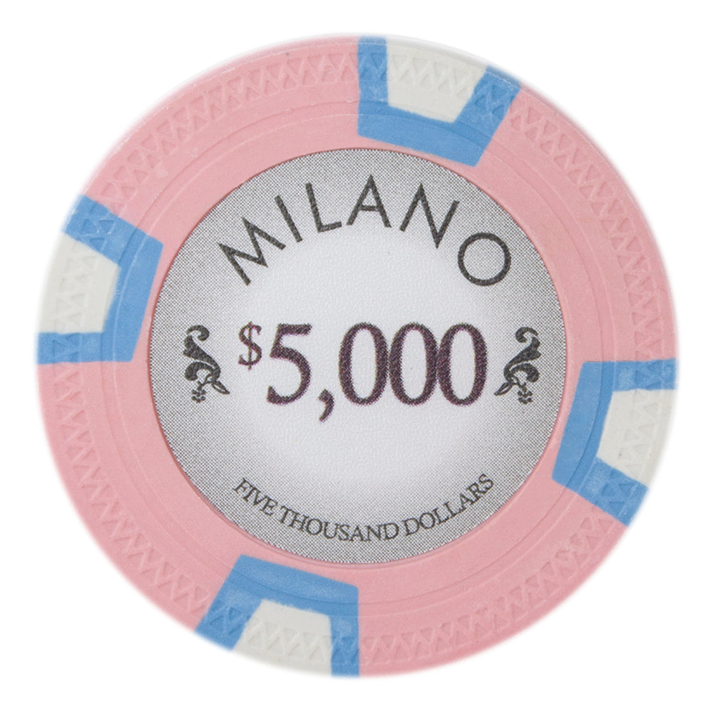 Milano 10-gram Real Clay Poker Chips (25-pack)