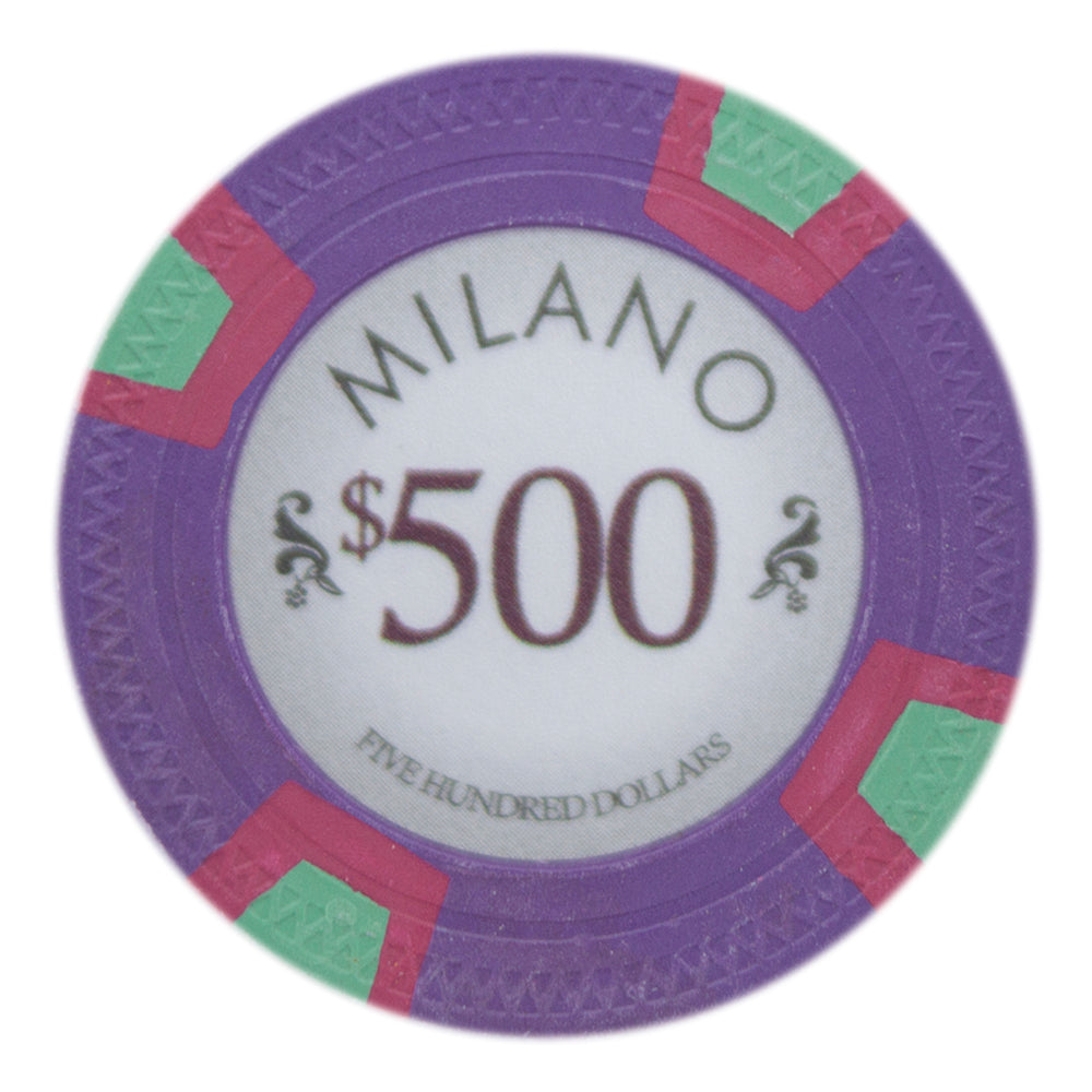 Milano 10-gram Real Clay Poker Chips (25-pack)