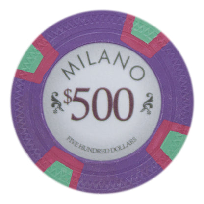 Milano 10-gram Real Clay Poker Chips (25-pack)