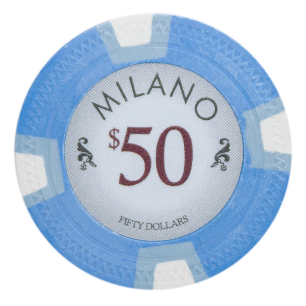 Milano 10-gram Real Clay Poker Chips (25-pack)