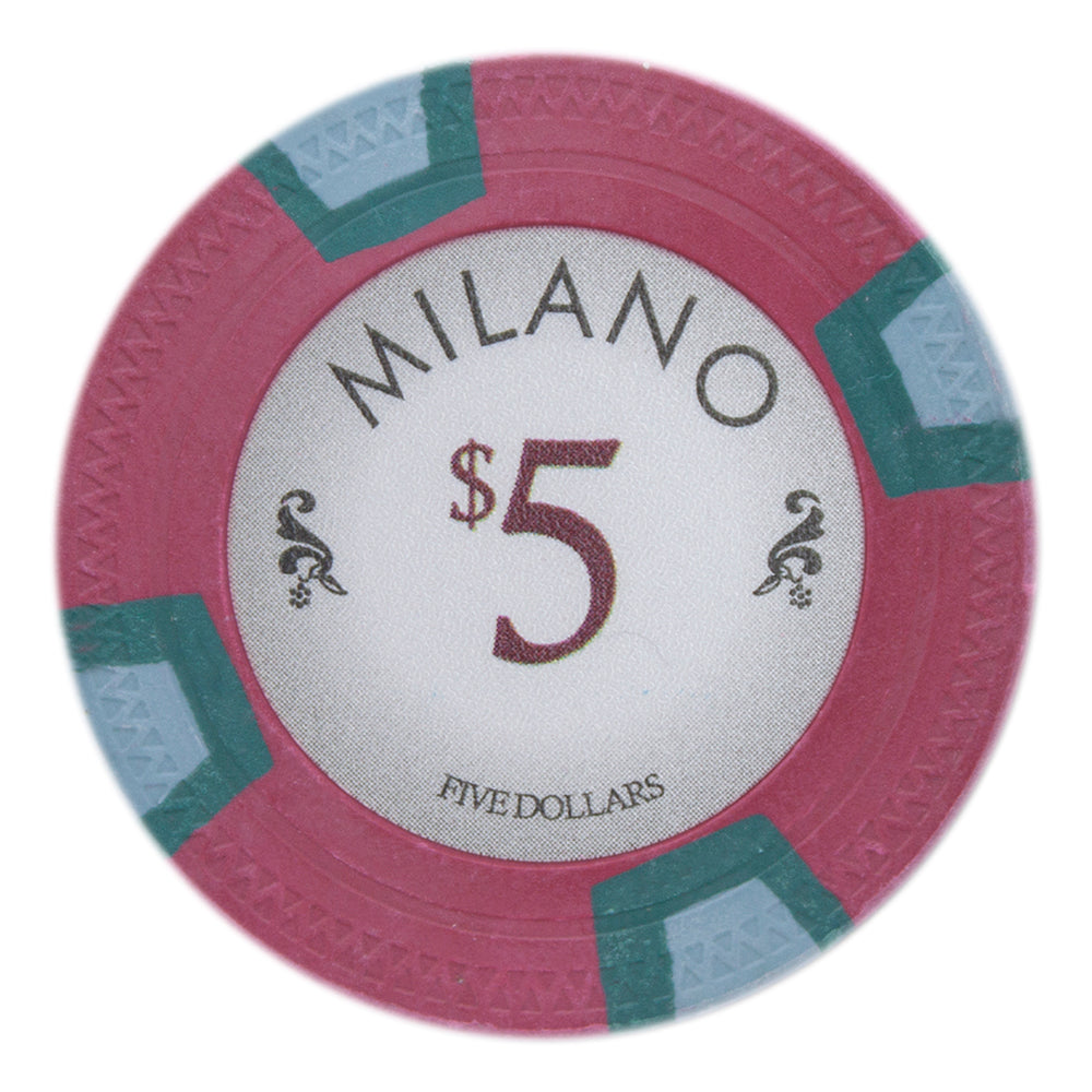 Milano 10-gram Real Clay Poker Chips (25-pack)