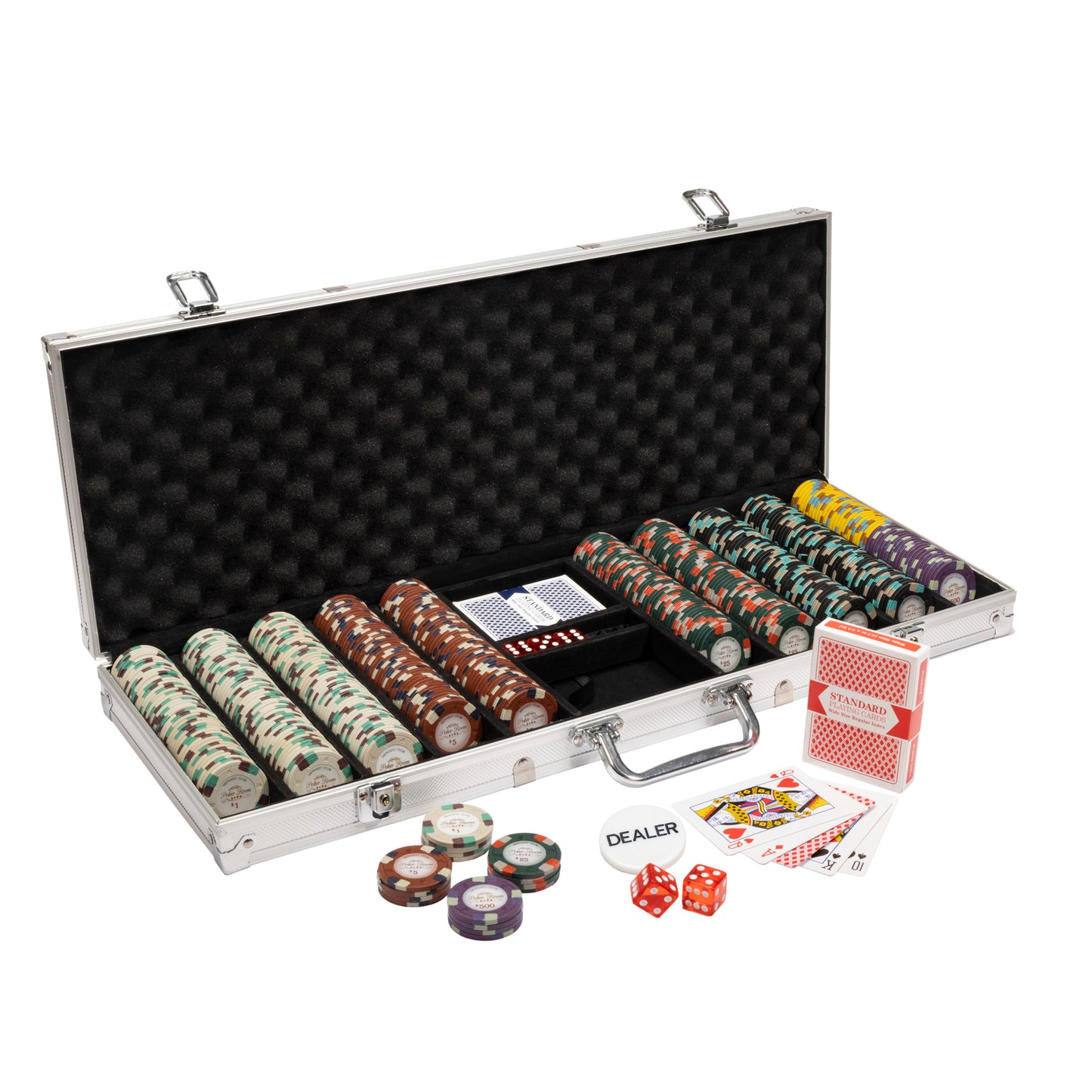 Monaco Club Pre-built Poker Chip Set