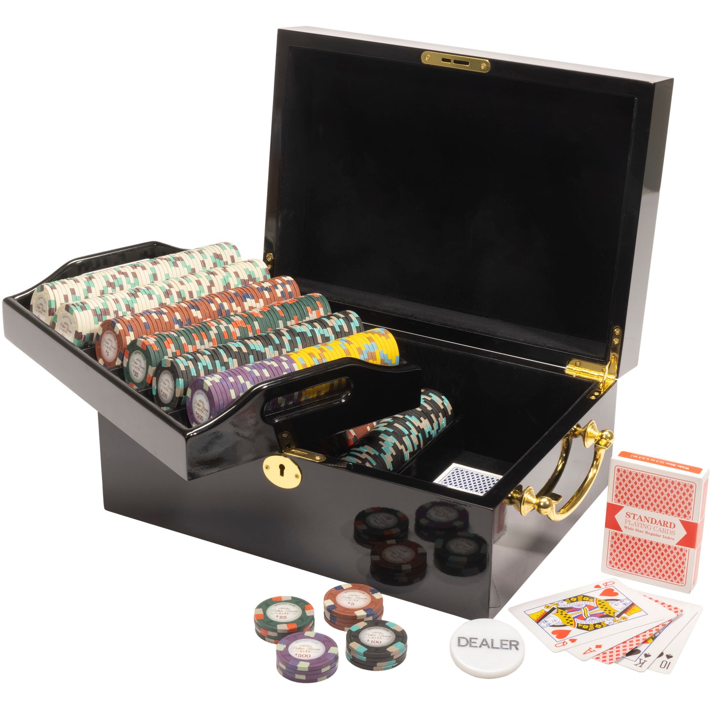 Monaco Club Pre-built Poker Chip Set