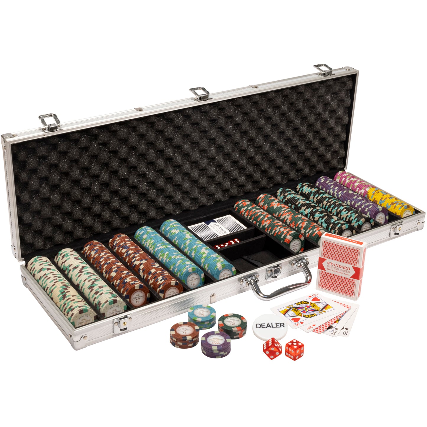 Monaco Club Pre-built Poker Chip Set