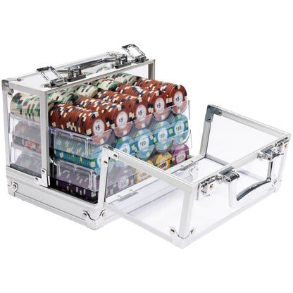 Poker Knights Pre-built Poker Chip Set