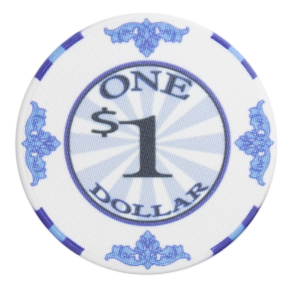 Scroll 10-gram Ceramic Poker Chips (25-pack)