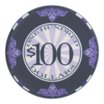 Scroll 10-gram Ceramic Poker Chips (25-pack)