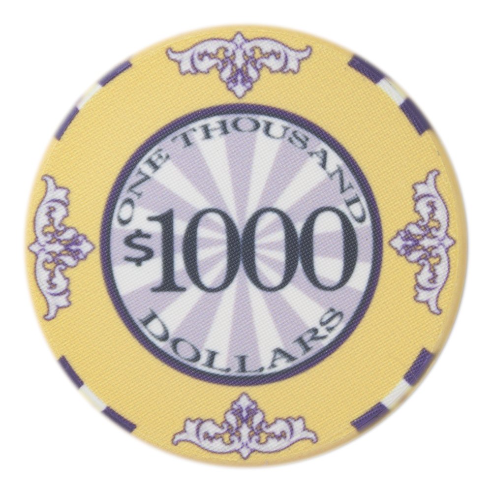 Scroll 10-gram Ceramic Poker Chips (25-pack)