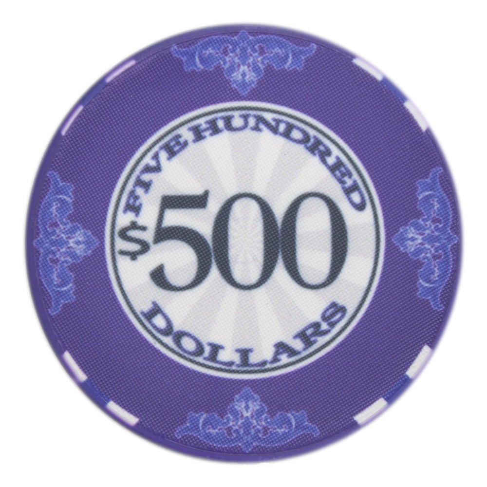 Scroll 10-gram Ceramic Poker Chips (25-pack)