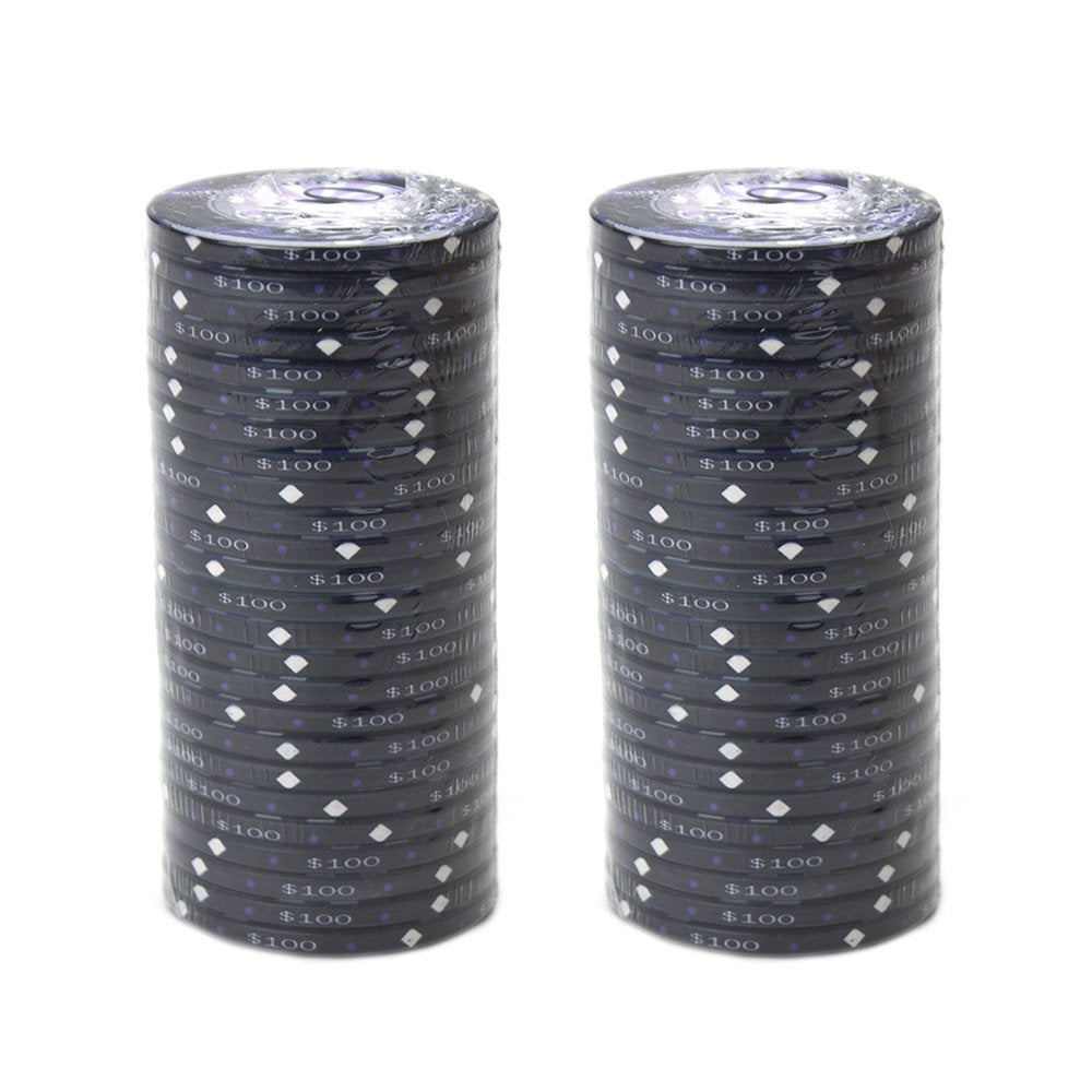 Scroll 10-gram Ceramic Poker Chips (25-pack)