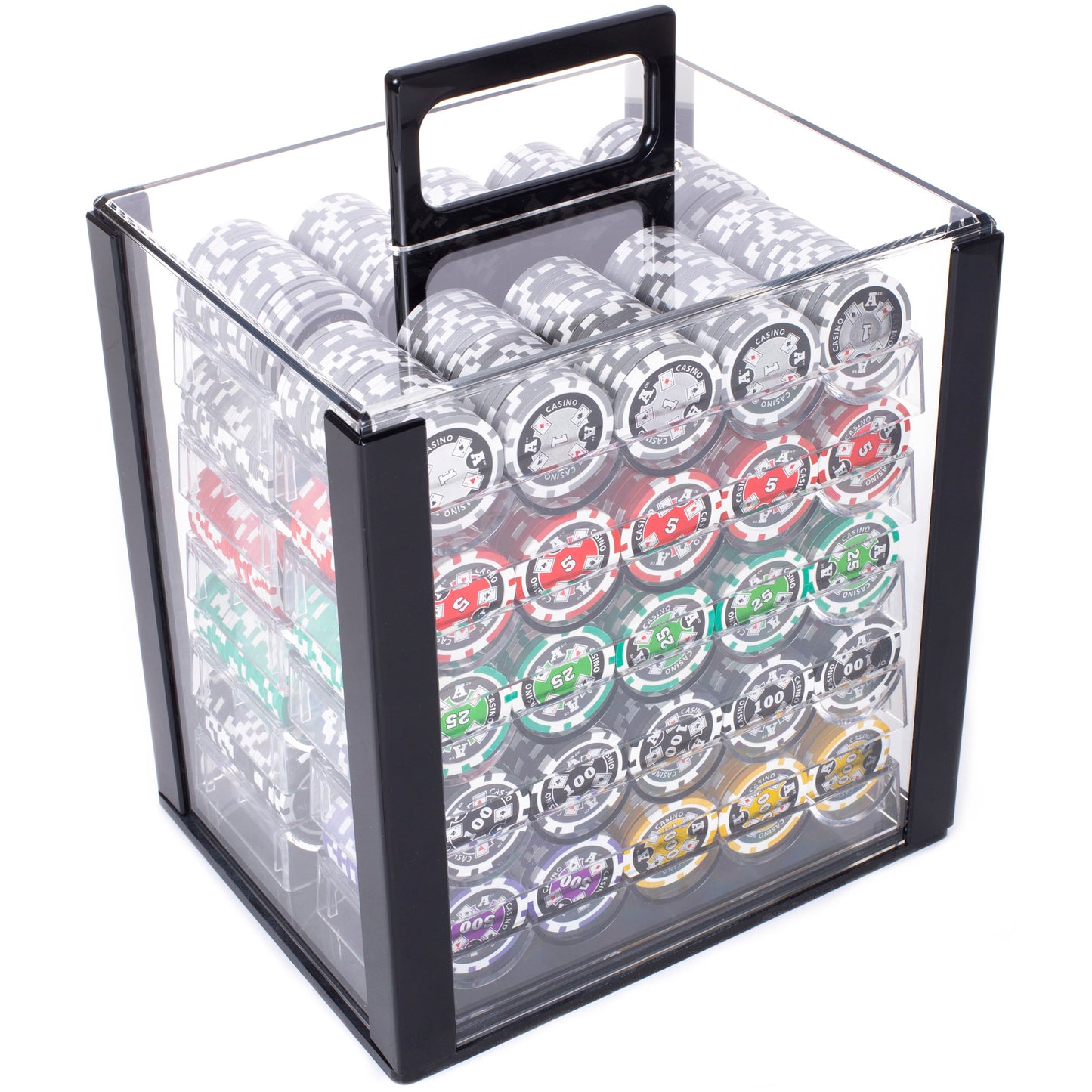 Ace Casino Pre-built Poker Chip Set