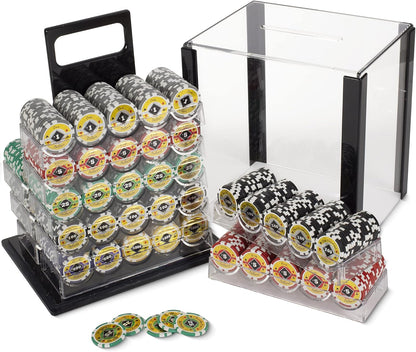 Black Diamond Pre-built Poker Chip Set