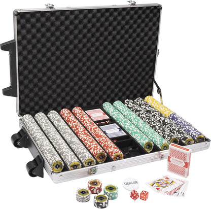 Black Diamond Pre-built Poker Chip Set
