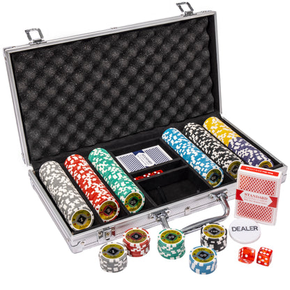 Black Diamond Pre-built Poker Chip Set
