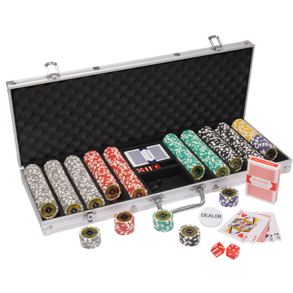 Black Diamond Pre-built Poker Chip Set