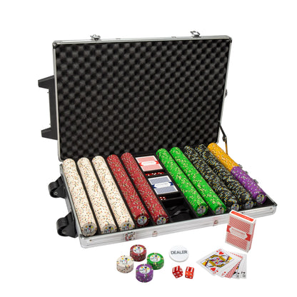 Desert Heat Pre-built Poker Chip Set