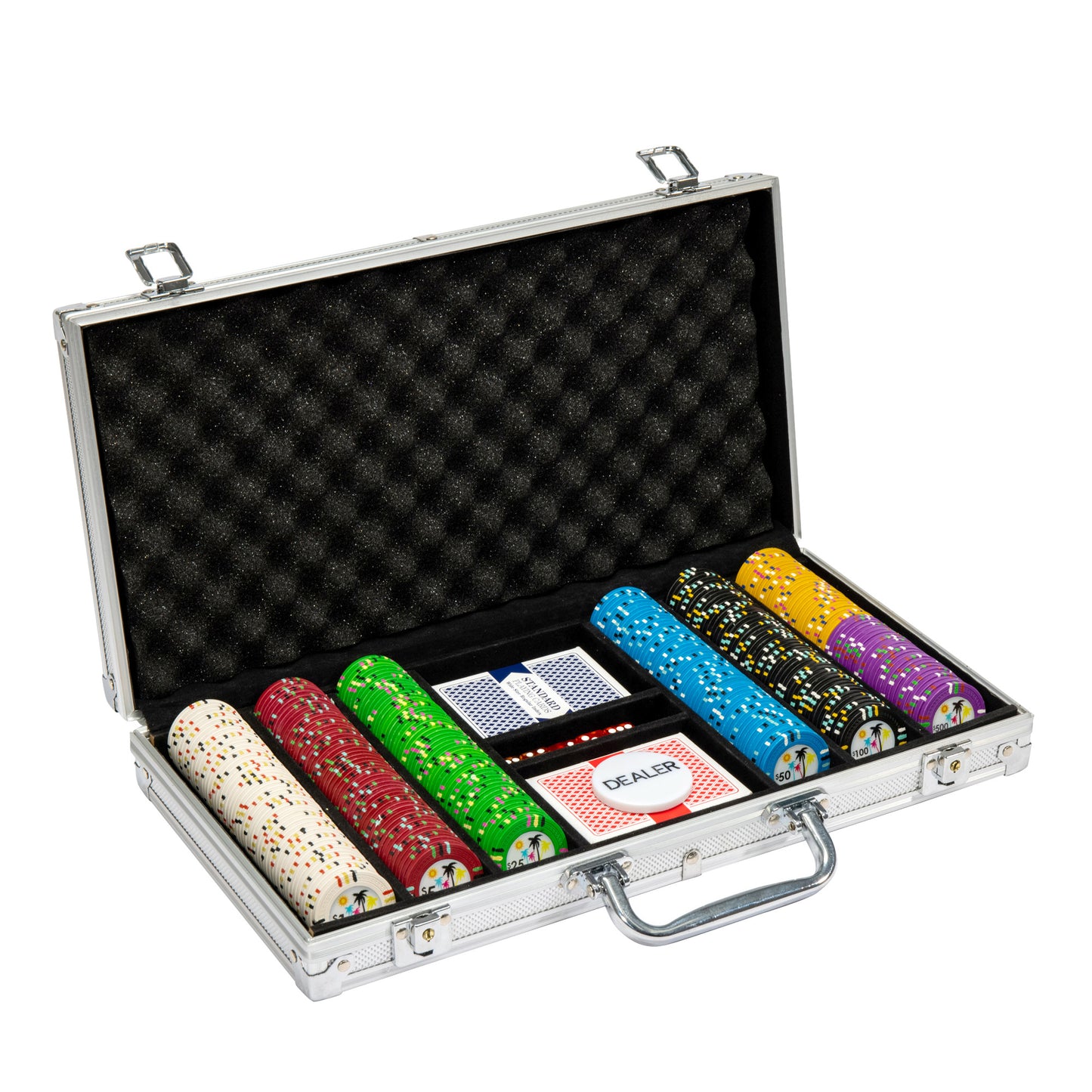 Desert Heat Pre-built Poker Chip Set