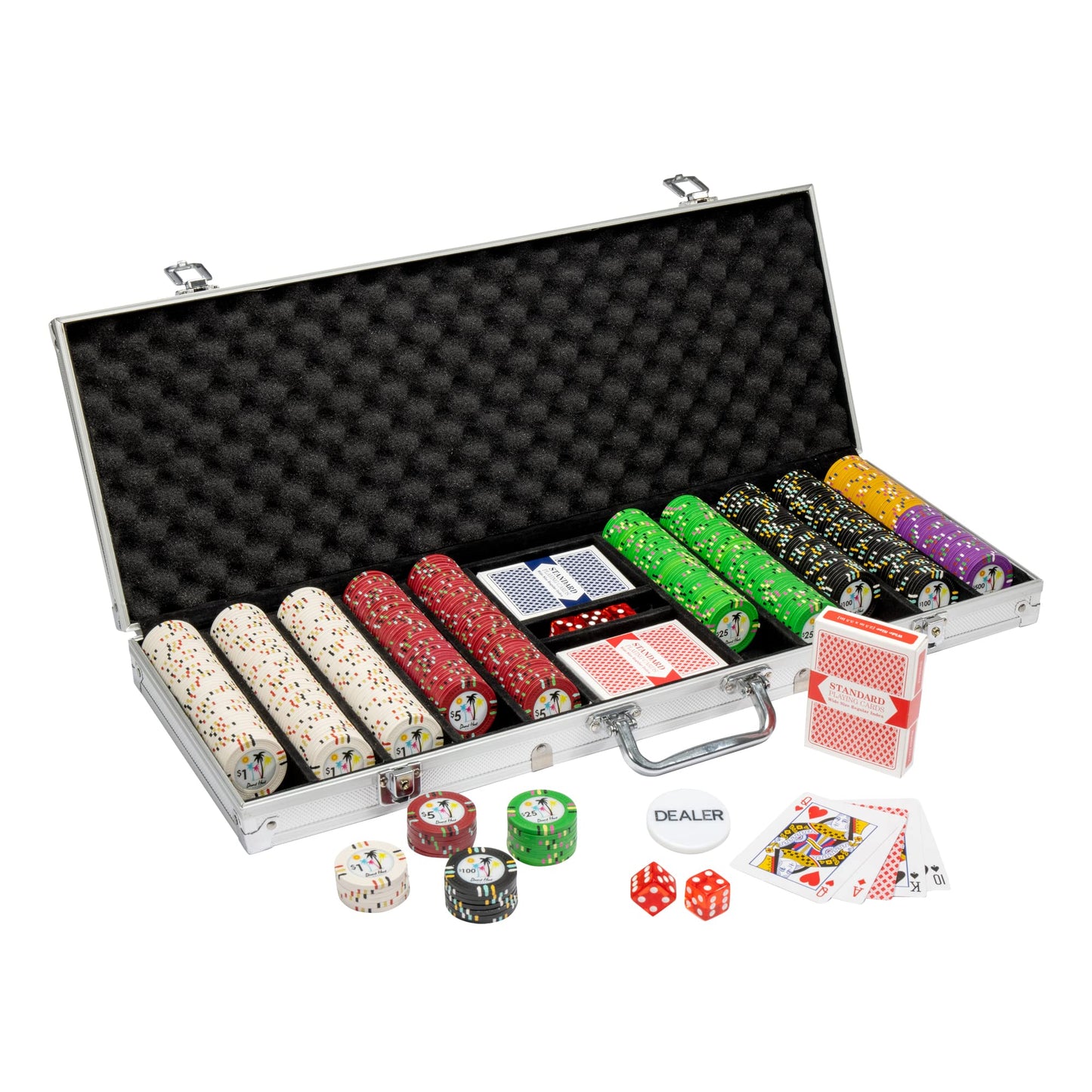 Desert Heat Pre-built Poker Chip Set