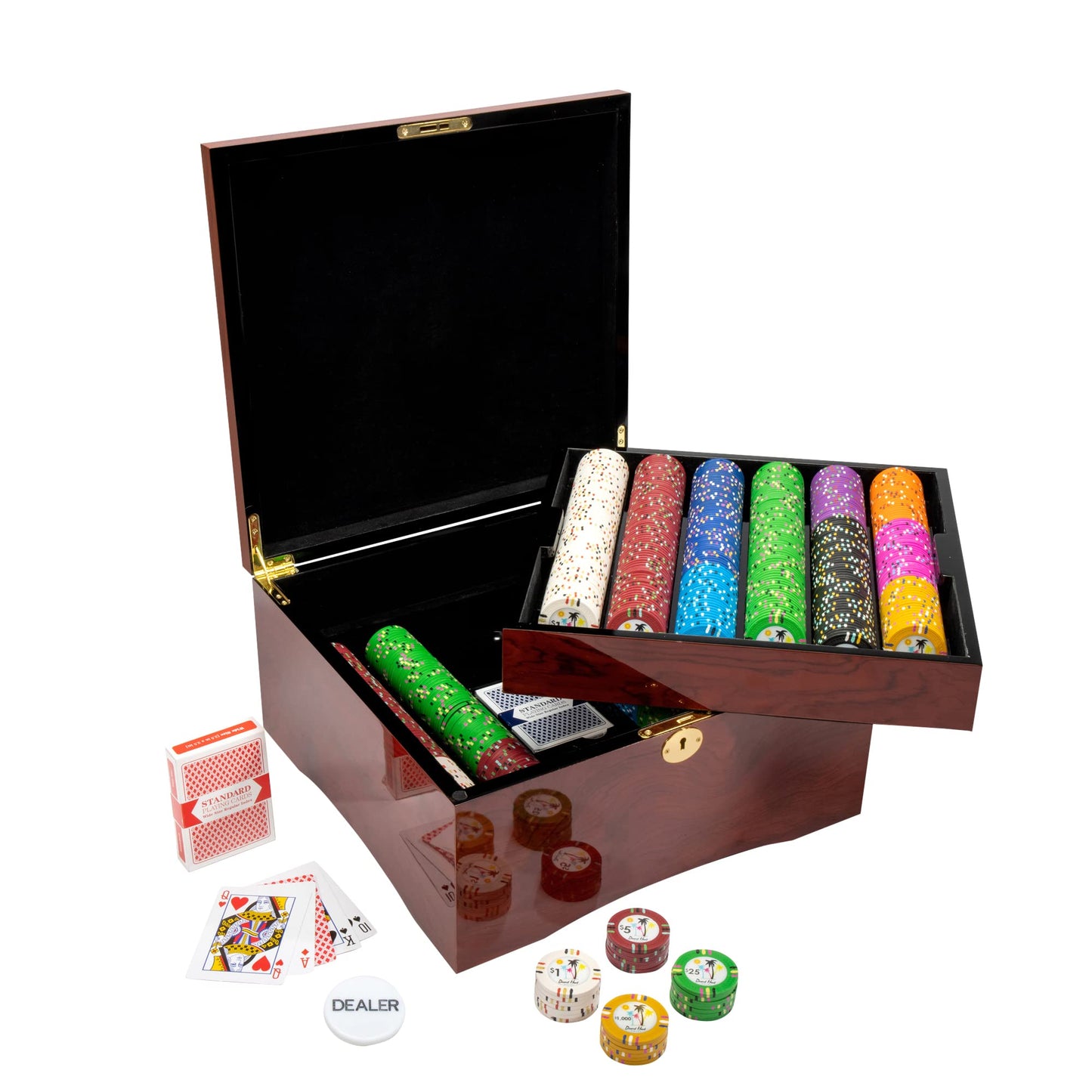 Desert Heat Pre-built Poker Chip Set