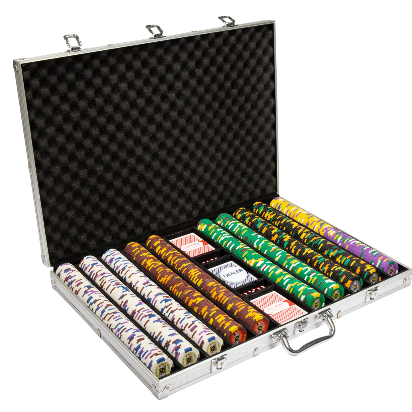 King's Casino Pre-built Poker Chip Set