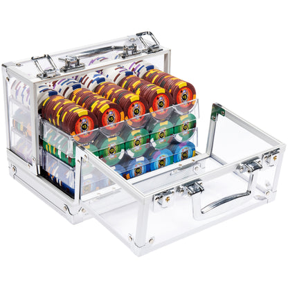 King's Casino Pre-built Poker Chip Set