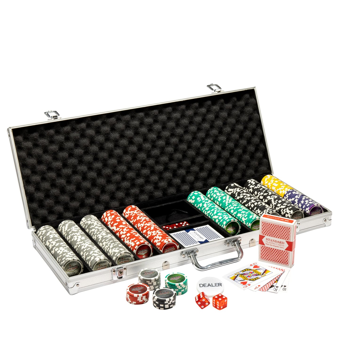 Las Vegas Pre-built Poker Chip Set