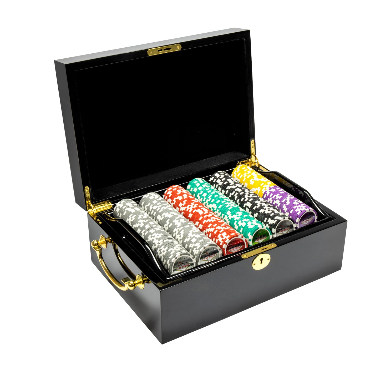 Las Vegas Pre-built Poker Chip Set