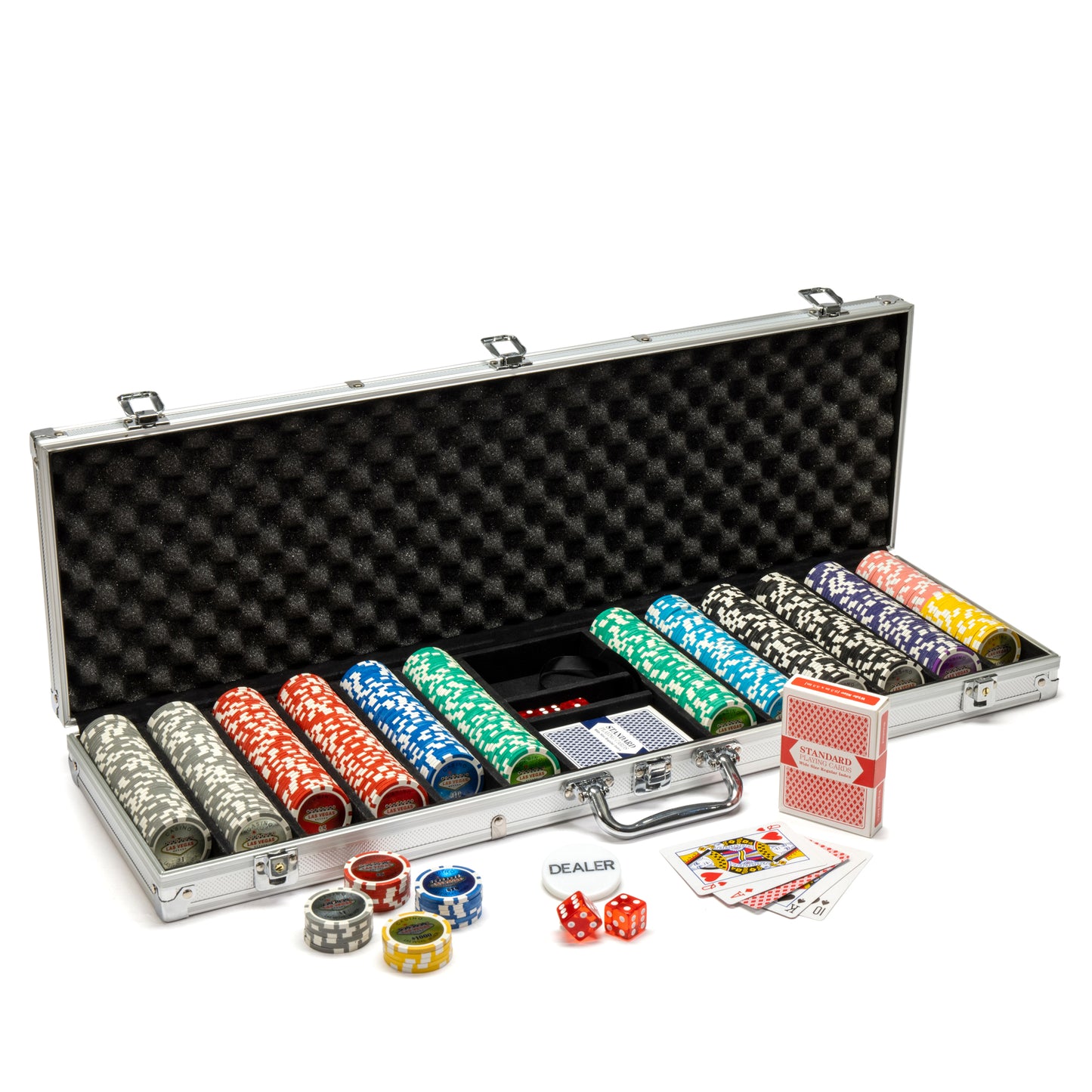 Las Vegas Pre-built Poker Chip Set