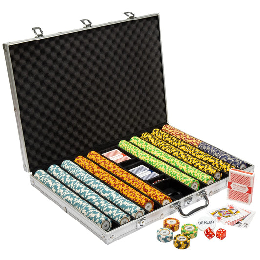 Monte Carlo Pre-built Poker Chip Set