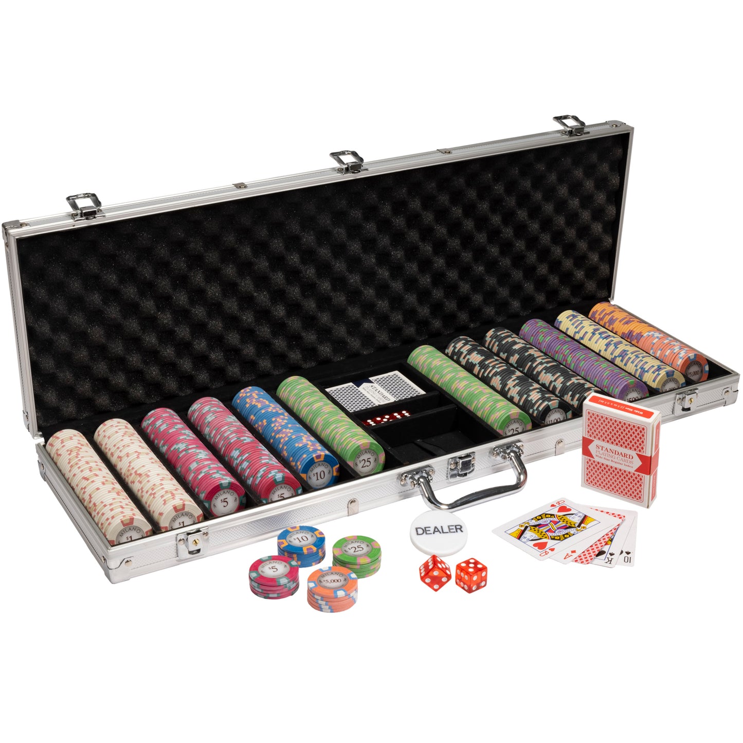 Milano Pre-built Poker Chip Set