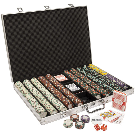 Monaco Club Pre-built Poker Chip Set