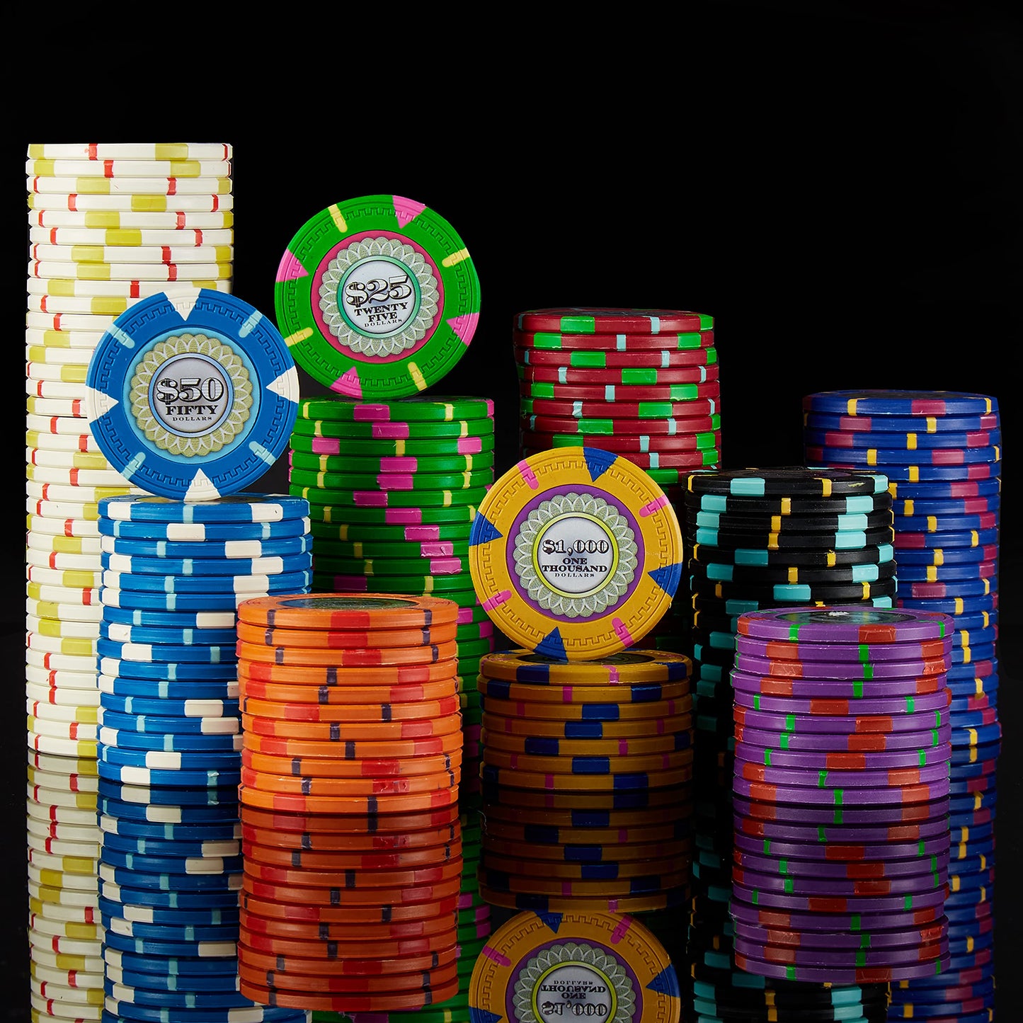 The Mint Pre-built Poker Chip Set