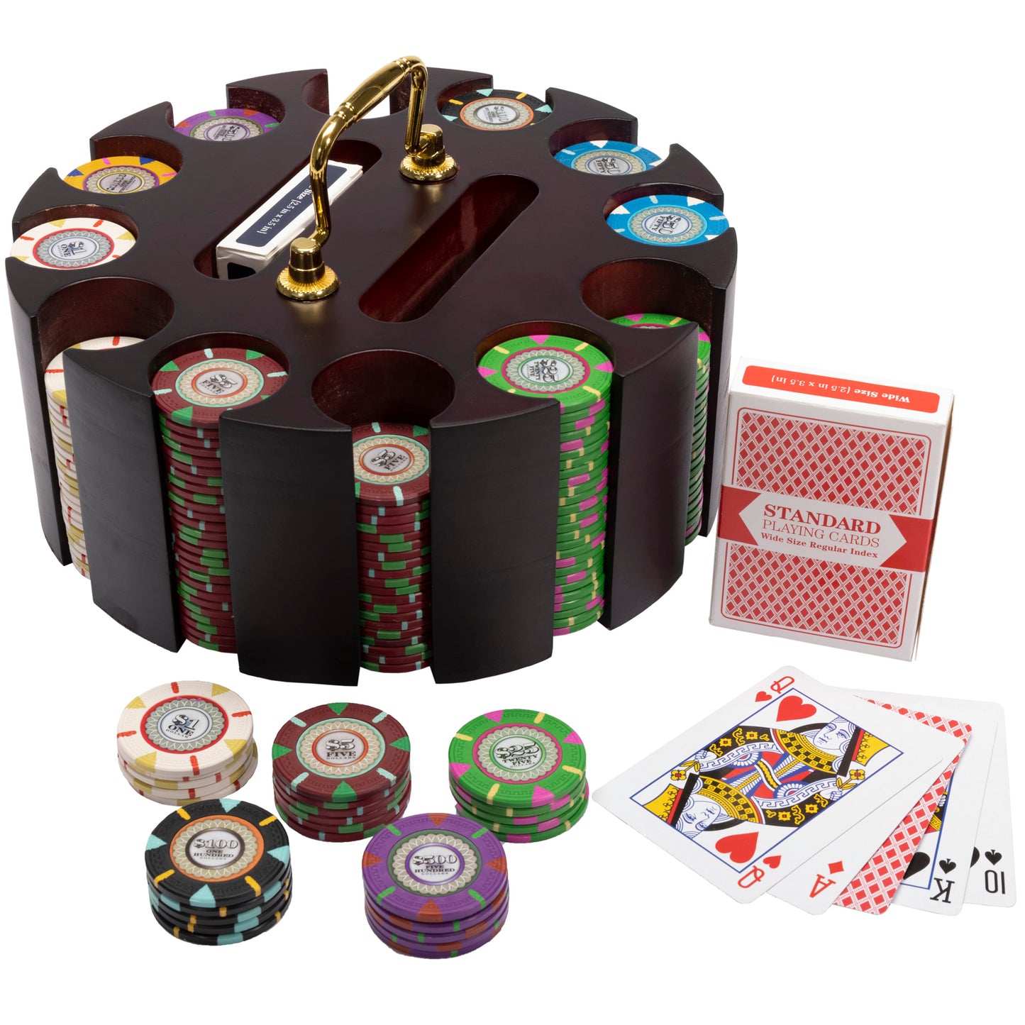 The Mint Pre-built Poker Chip Set