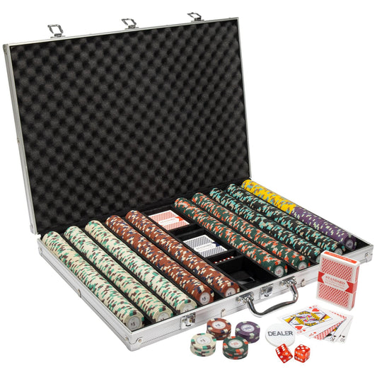 Poker Knights Pre-built Poker Chip Set