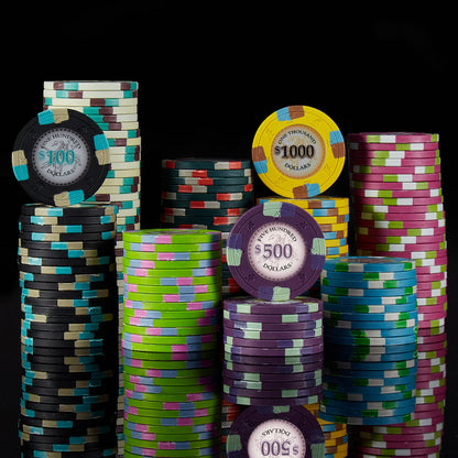 Poker Knights Pre-built Poker Chip Set