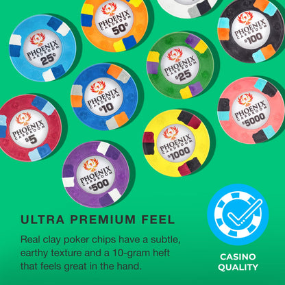 Phoenix Pre-built Poker Chip Set