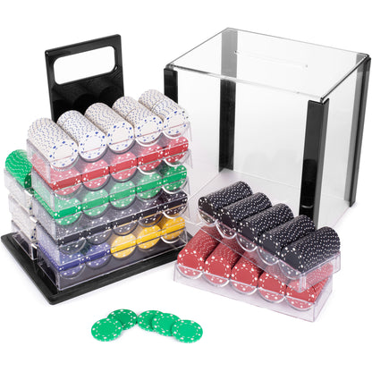 Suited Pre-built Poker Chip Set