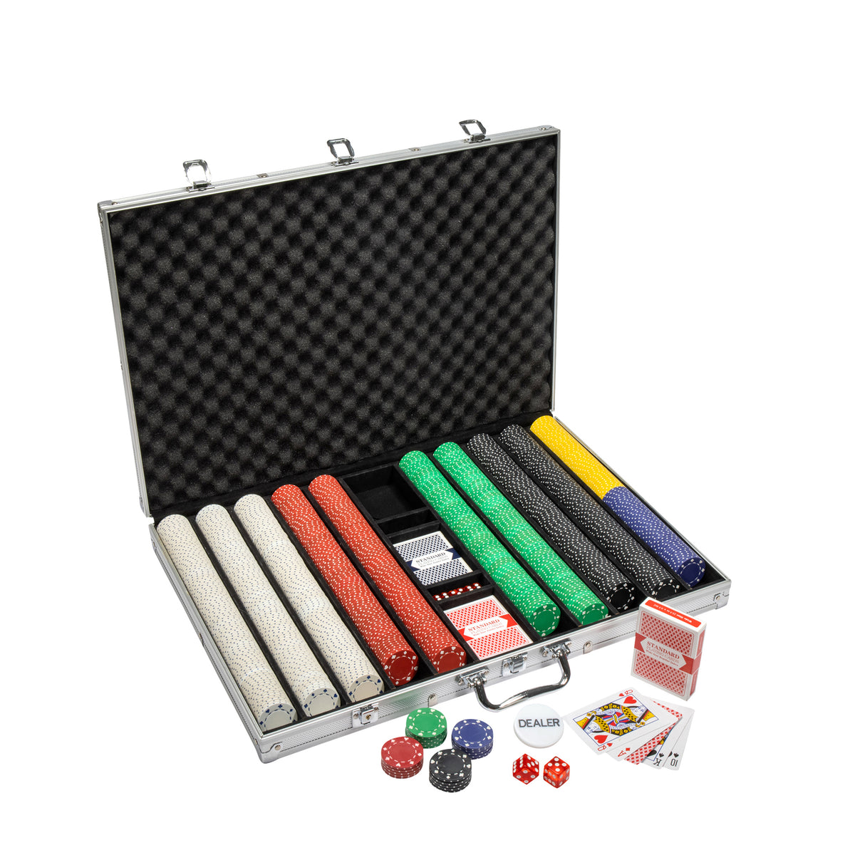 Suited Pre-built Poker Chip Set