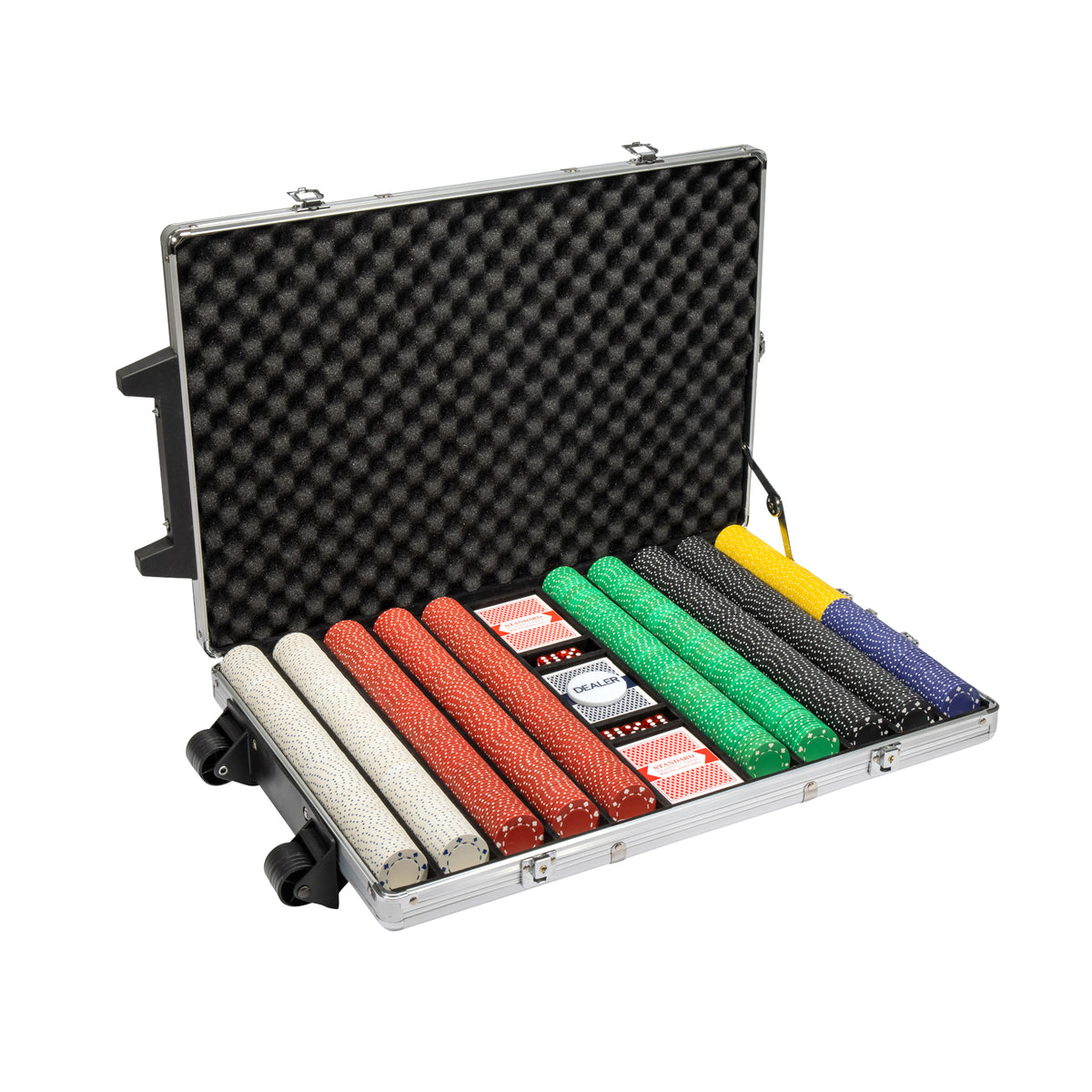 Suited Pre-built Poker Chip Set