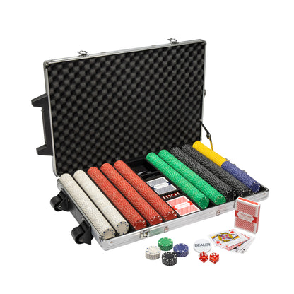 Suited Pre-built Poker Chip Set