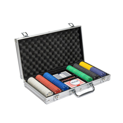 Suited Pre-built Poker Chip Set