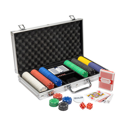 Suited Pre-built Poker Chip Set